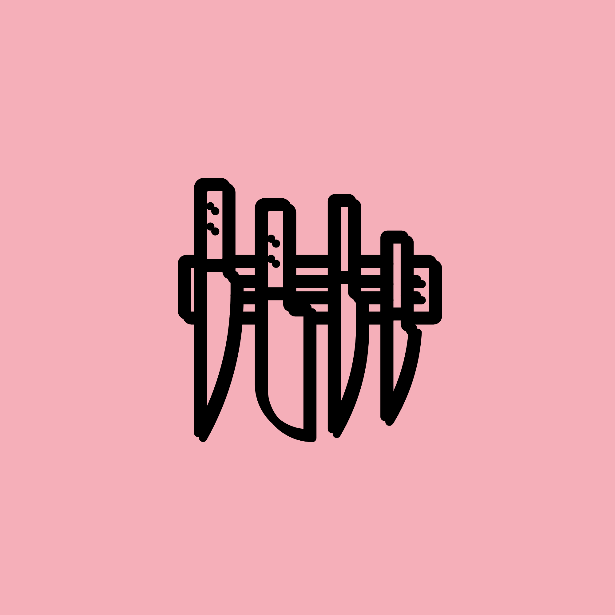 Magnetic knife holder